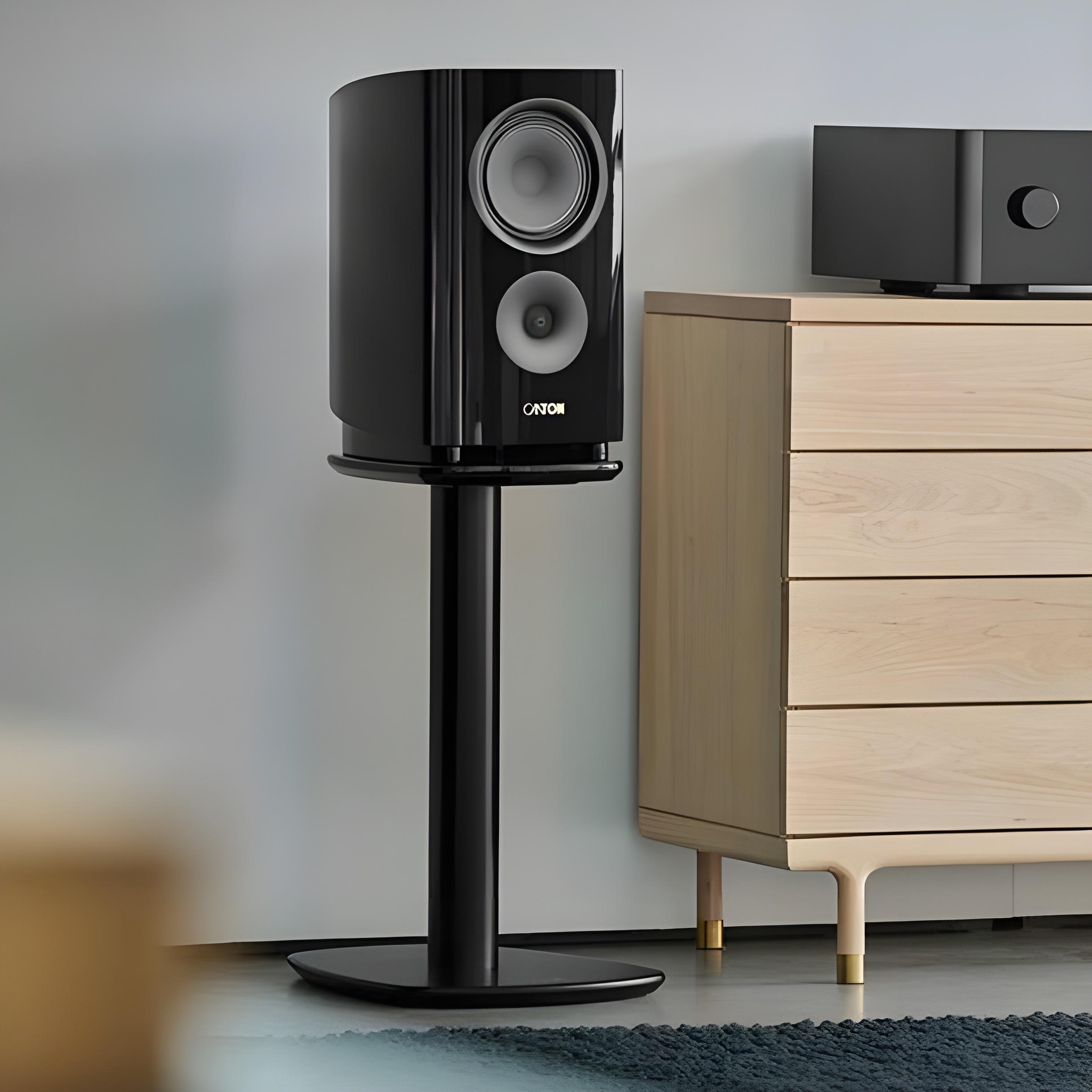 Canton Reference 9 GS Edition: A personal tribute with flagship technology inside 8 The GS Edition of the Reference 9 features upgraded MKP crossover components, DLC tweeters with acoustic lenses, and premium WBT NextGen binding posts derived from Canton’s flagship Reference Alpha series.