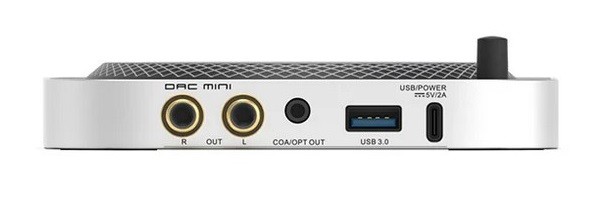 The device is housed in a compact aluminum case and is designed to be installed directly under the computer, creating a seamless design. 