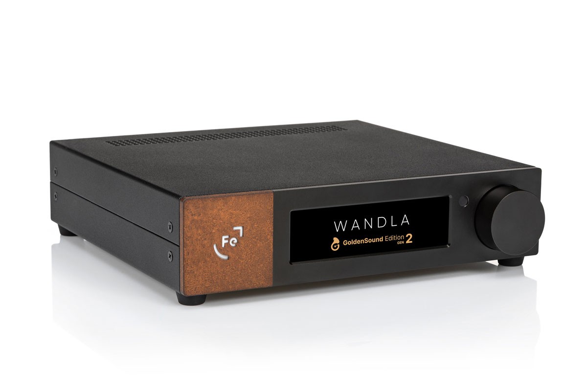 The WANDLA GoldenSound Edition Gen 2 features the ESS Sabre ES9038PRO DAC for ultra-high-resolution playback up to 32-bit / 768 kHz and DSD512.