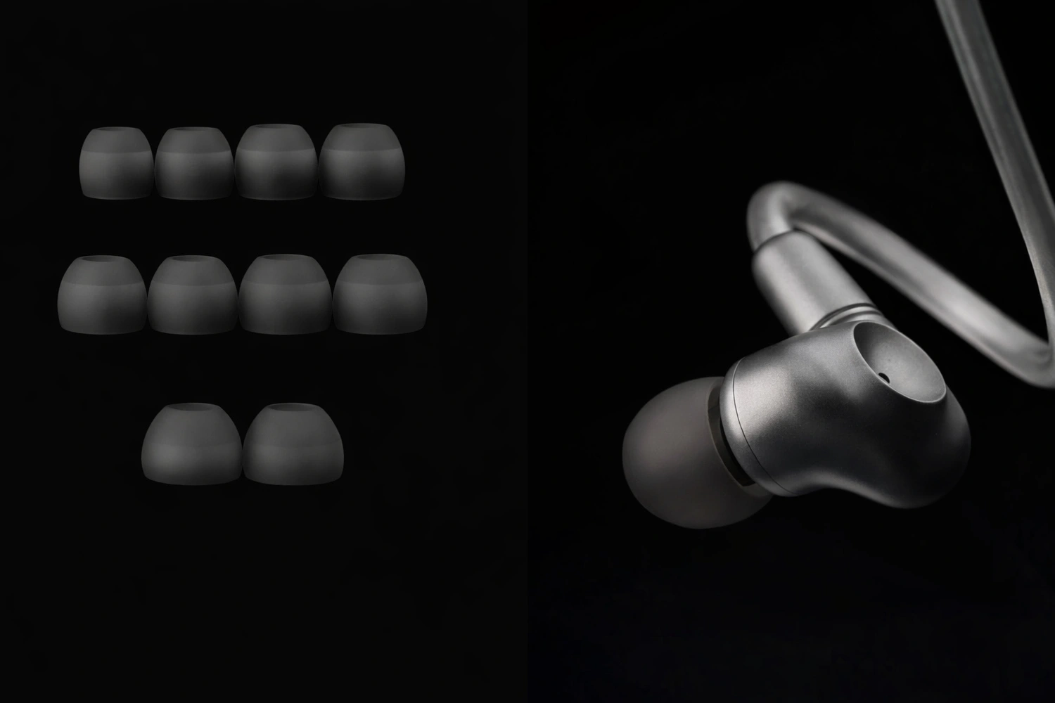 The extremely strong and lightweight case is CNC machined from a single block of pure titanium. It then undergoes a multi-stage electroplating process to create a smooth satin finish. It takes up to 7 days to make a single matched pair of cases.