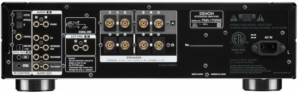 Denon PMA-1700NE: A Modern Classic Integrated Amplifier with Pure Audiophile DNA 9 Built for pure stereo listening, the PMA-1700NE delivers power, precision, and unmistakable Denon character