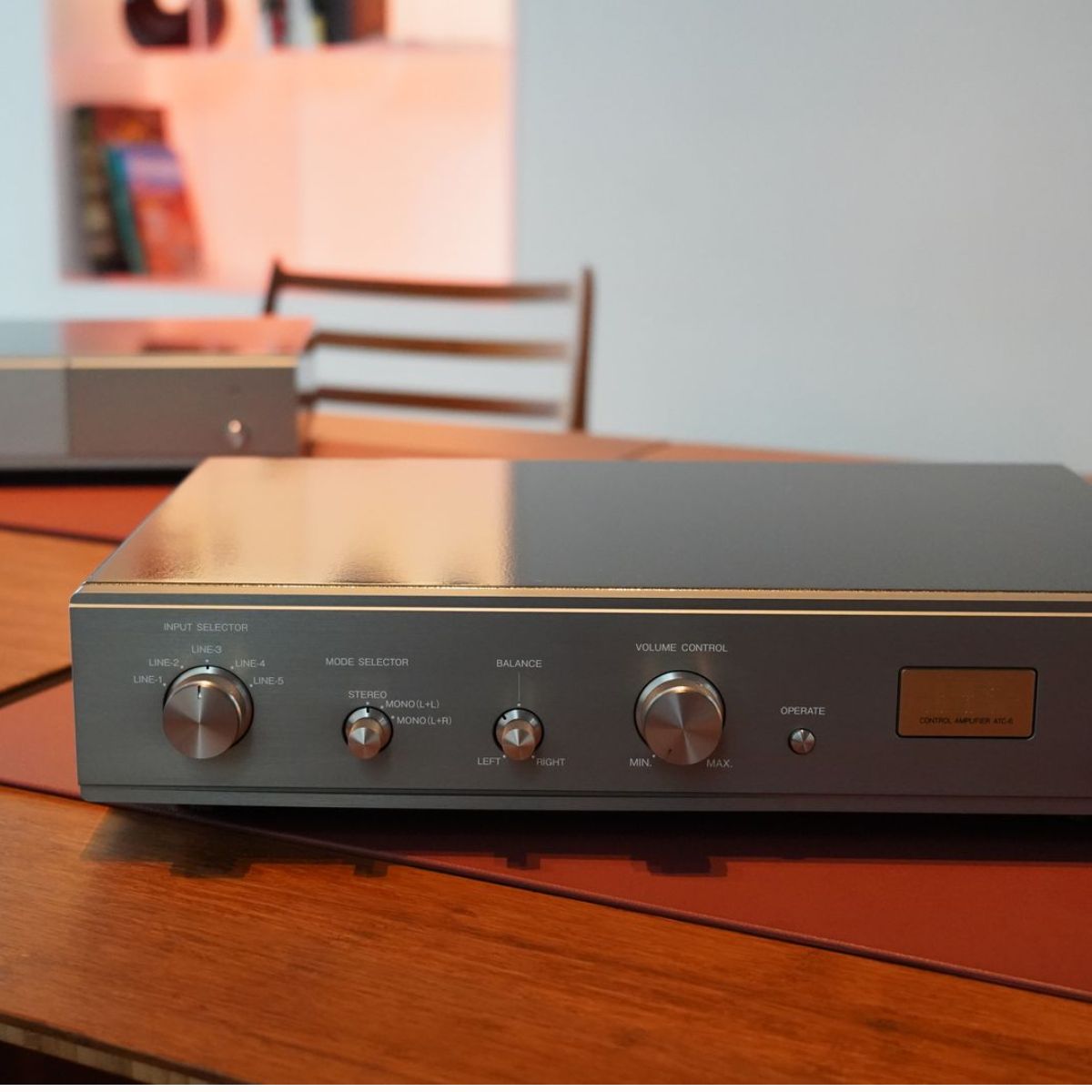 Air Tight ATC-6: Japanese Analog Purity, Premium Build, and Classic Tube Sound in One 9 Close-up of the Air Tight ATC-6 highlighting premium controls, balanced inputs, and classic analog layout