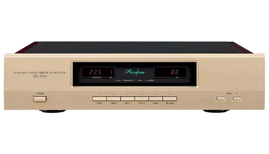 Accuphase DC-500 & DG-78: High-End DAC and Room Correction Go Next Level 8 The Accuphase DC-500 digital processor is positioned as a more affordable alternative to the flagship DC-1000, retaining key elements of Accuphase's signature digital architecture but with a simplified specification and design.
