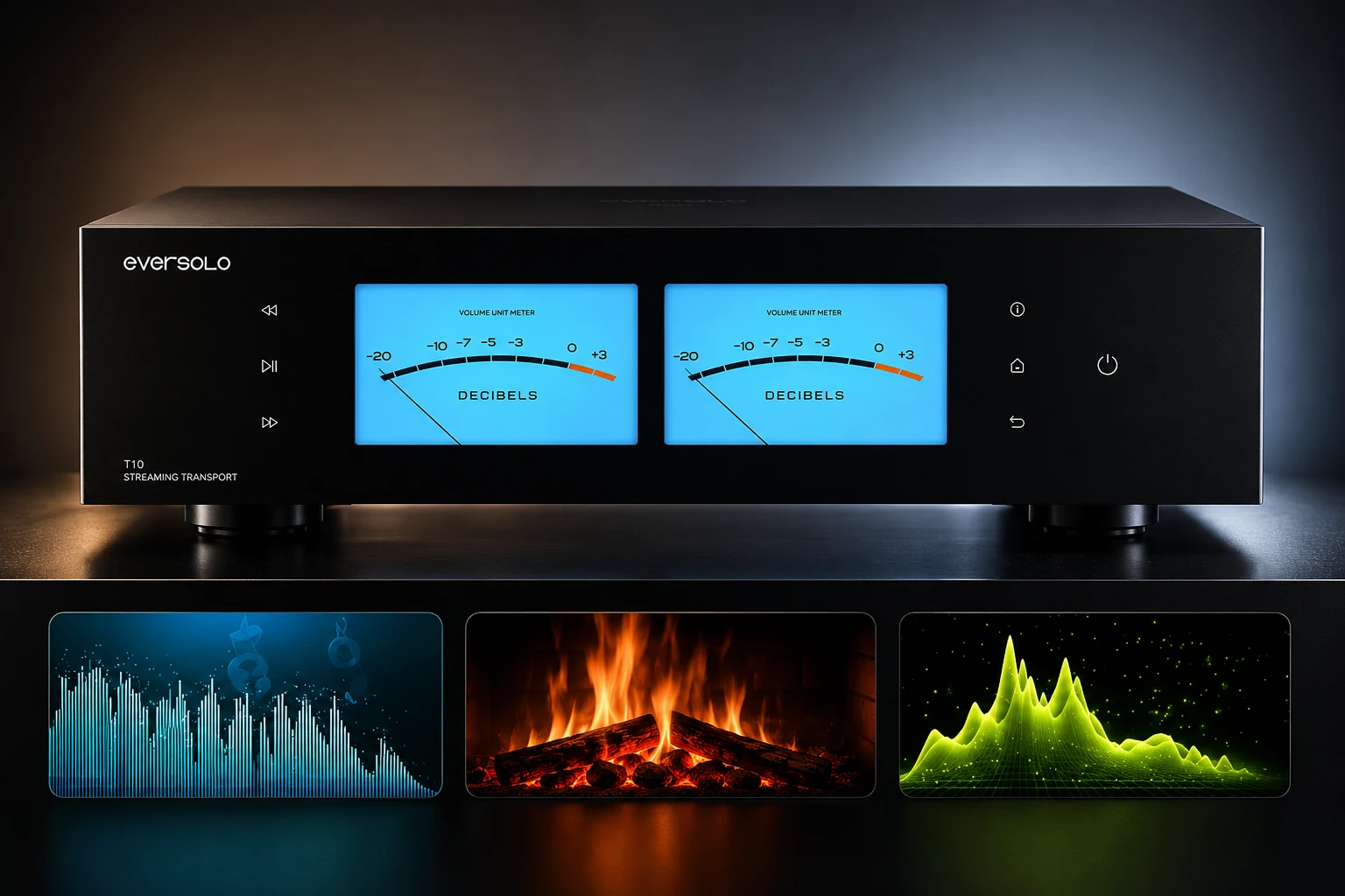 The Eversolo T10 brings flagship streaming technology, premium build quality, and intuitive touchscreen control to modern hi-fi systems.